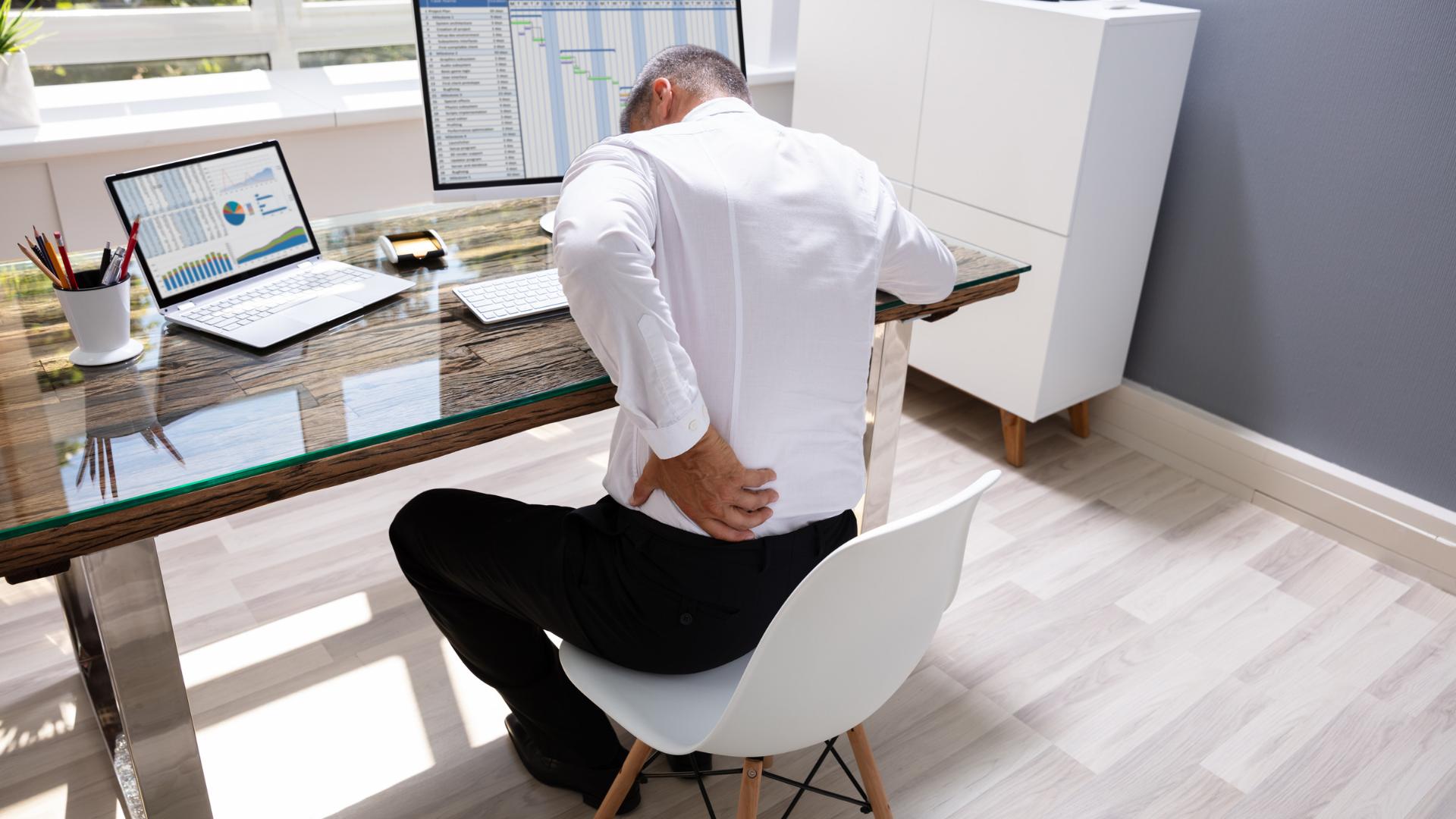 5 ways to prevent back pain if you spend long hours sitting at your desk