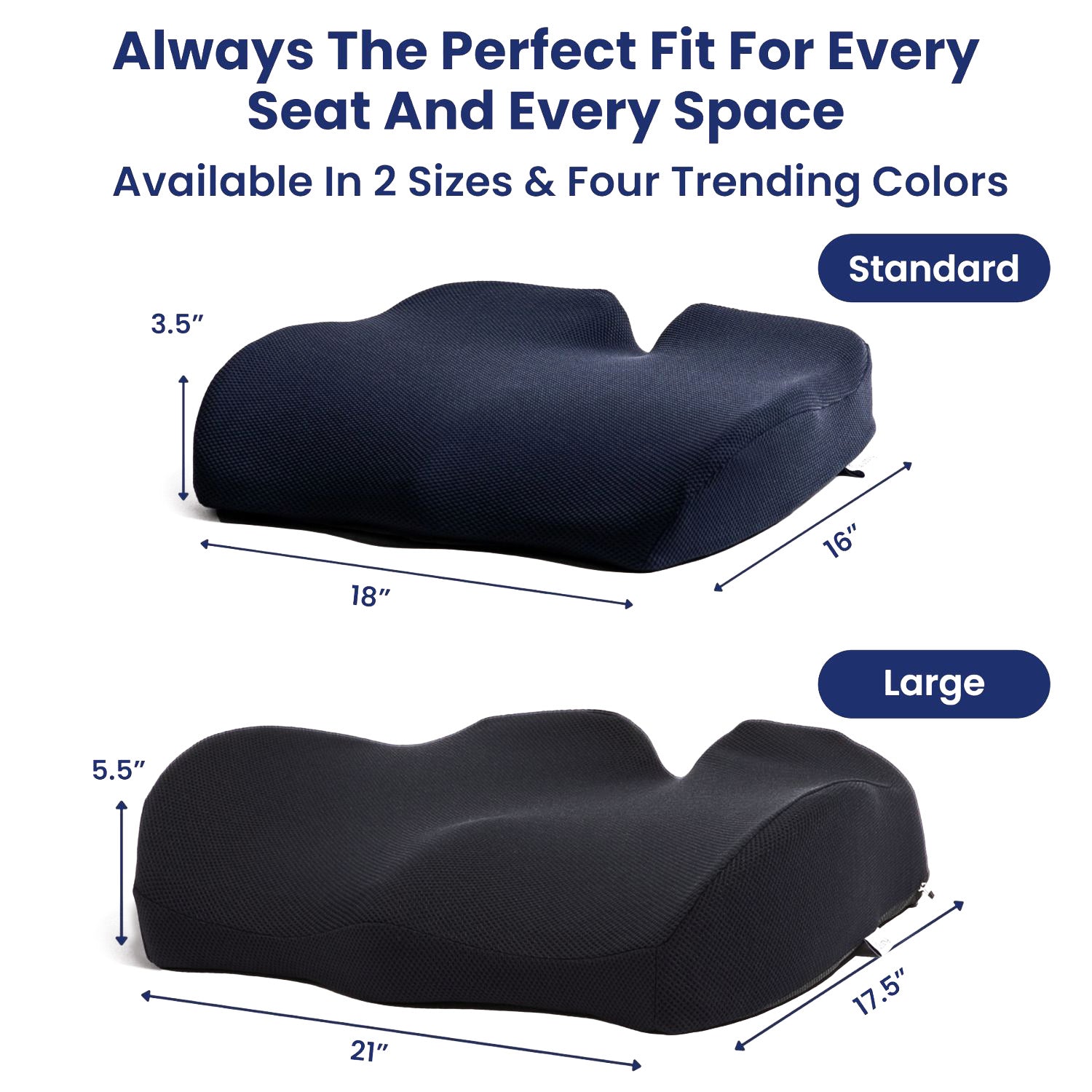 Ergonomic Pressure Relief Seat Cushion