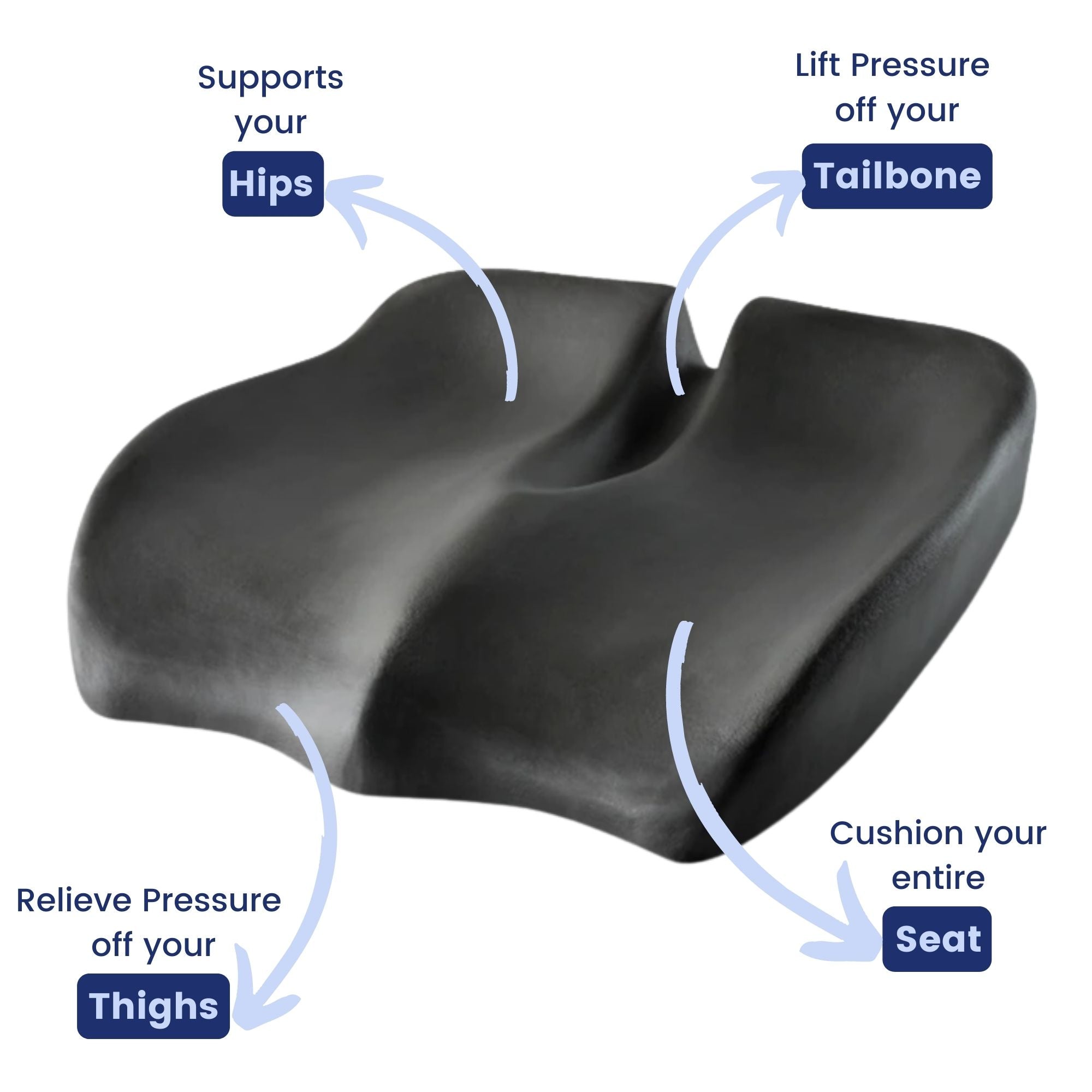 Pressure Relief Seat Cushion – CushCloud